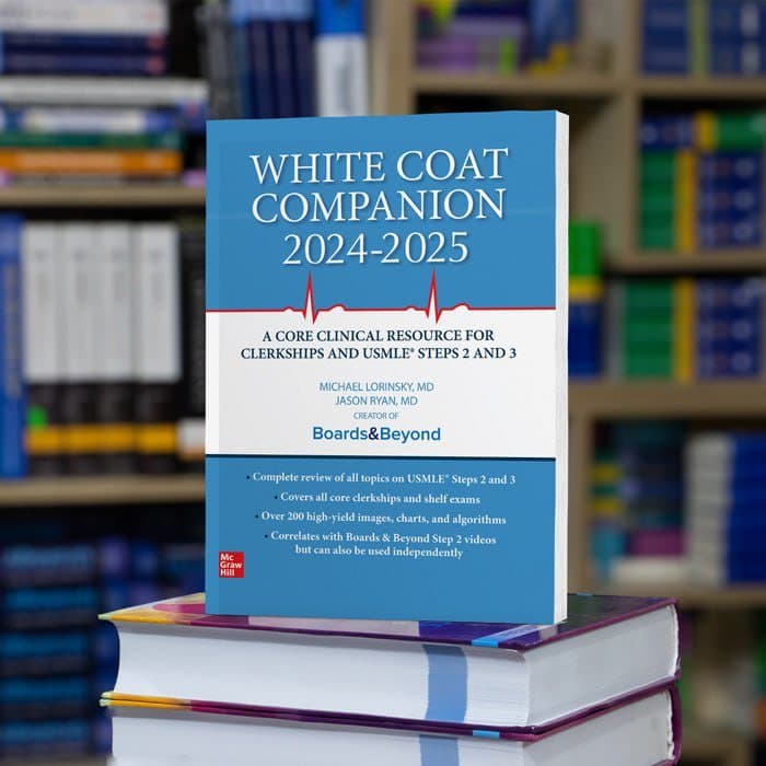 White Coat companion a CORE CLINICAL RESOURCE FOR CLERKSHIPS AND USMLE STEPS 2 AND 3