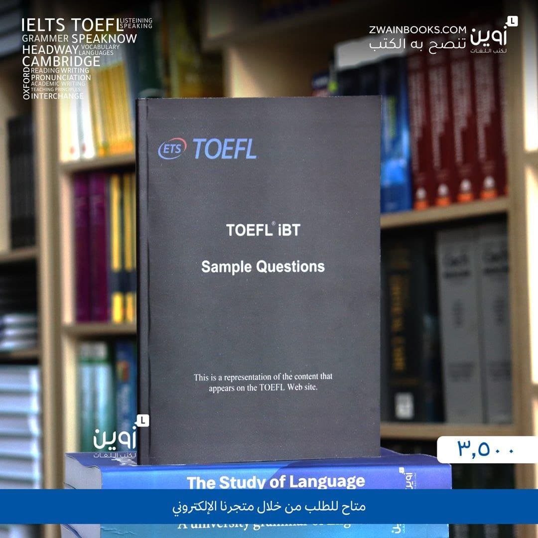 TOEFL iBT – Sample Questions